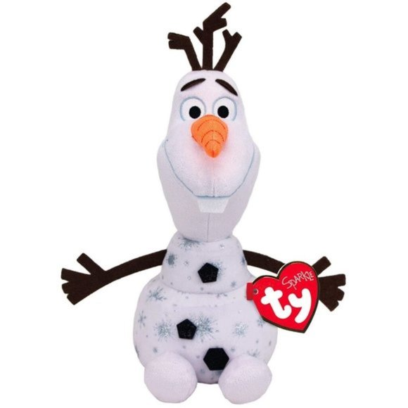 FREE* Ty Sparkle Frozen 2 Olaf Stuffed Animals - Picture 1 of 16